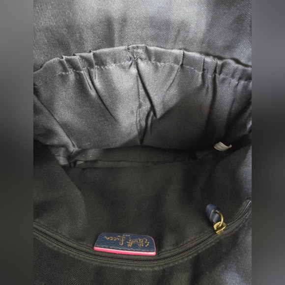 Elliot Lucca Indigo Blue Leather Convertivle Hobo Bag - Picture 9 of 15